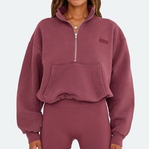 SET ACTIVE Half Zip in Canyon